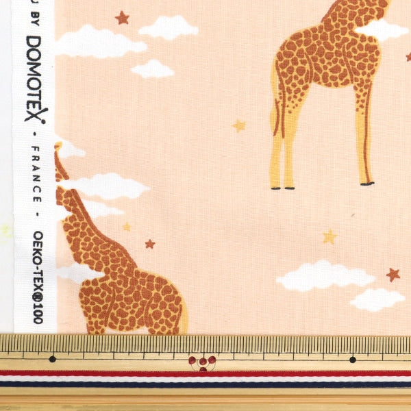 [From quantity 5] Fabric "DOMOTEX Cotton Print Good Night Kirin Pink DOMO-CPT3"