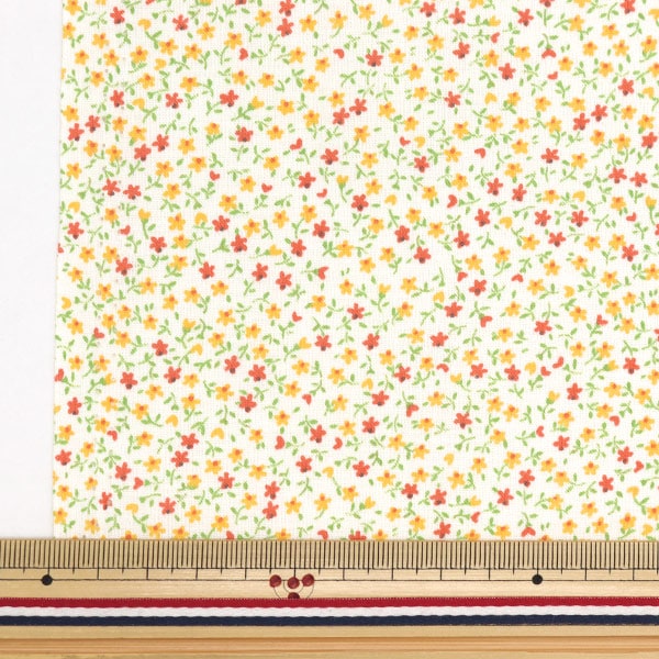 [From quantity 5] Fabric "Small flower yellow NO-SMAF-2B"