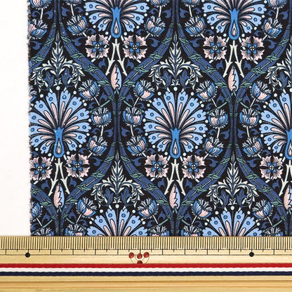 [From quantity 5] Fabric "Liberty Fabric Tana lawn Peacock Place 3633211-23ct] Liberty Japan