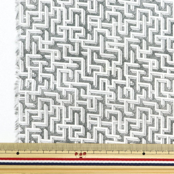 [From quantity 5] Fabric "Liberty Fabric Tana lawn Mines Maze 3633233-23AT] Liberty Japan