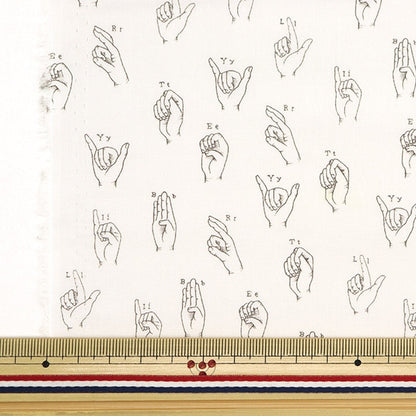 [From quantity 5] Fabric "Liberty Fabric Tana lawn Signs Oblivati ​​1223218-P23A] Liberty Japan