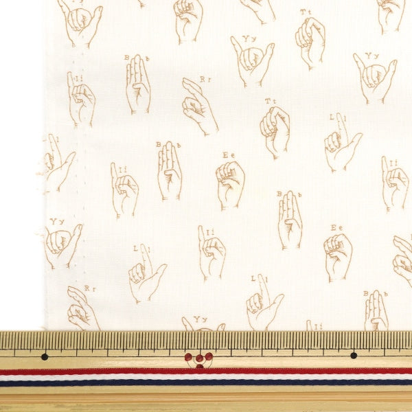 [From quantity 5] Fabric "Liberty Fabric Tana lawn Signs Oblivati ​​1223218-P23C] Liberty Japan
