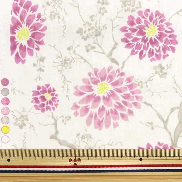 [From quantity 5] Fabric 『Scare Print Japanese pattern kym-2301-b]