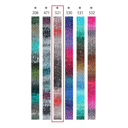 秋冬纱线 “丝绸花园521颜色” Noro Hideaku Noro