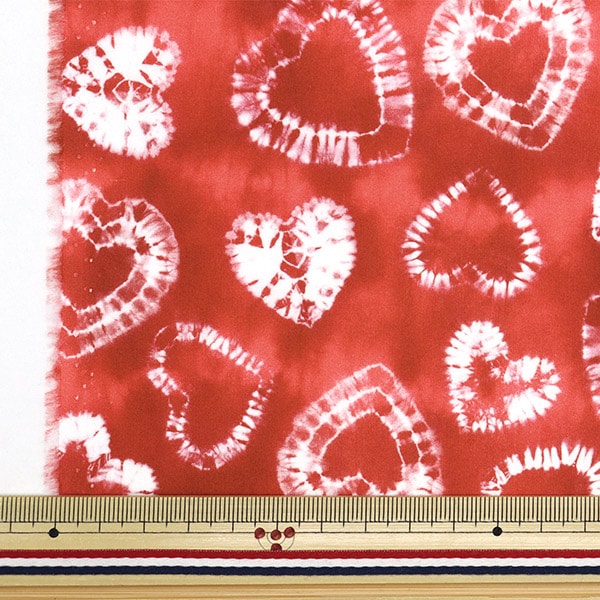 [From quantity 5] Fabric "Liberty Fabric Tana lawn Tai Dai Hearts 3636833-CU " Liberty Japan