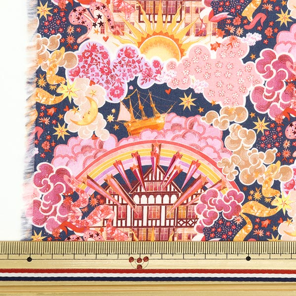 [From quantity 5] Fabric "Liberty Fabric Tana lawn Chudad Dream 3636842-AU " Liberty Japan