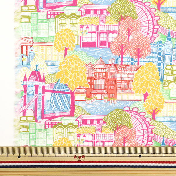 [From quantity 5] Fabric "Liberty Fabric Tana lawn Capital Views 3636845-AU " Liberty Japan