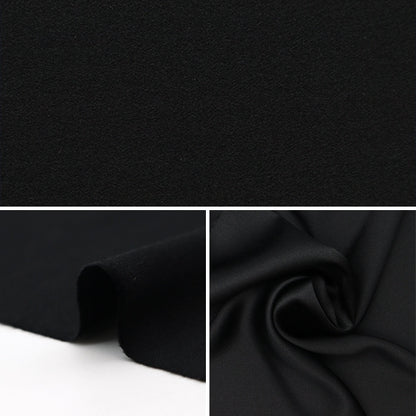 [来自数量5] 织物 “缎面家用丝绸20 Momme Black 221-C6152-32”