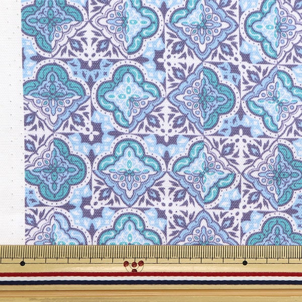 [From quantity 5] Fabric "Soft Snick Oxford Aqua Blue NOX-SOET-AQBL] KOKKA