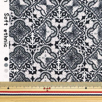 [From quantity 5] Fabric "Soft Snick Oxford Black NOX-SOET-BK] KOKKA