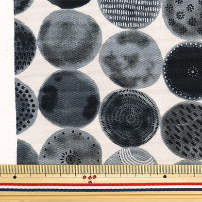 [From quantity 5] Fabric "Watercolor dot Oxford BK beige NOX-WAD-BK] KOKKA
