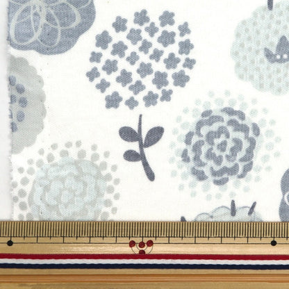 [From quantity 5] Fabric "Smooth knit floral pattern 3D number an3701-3D"