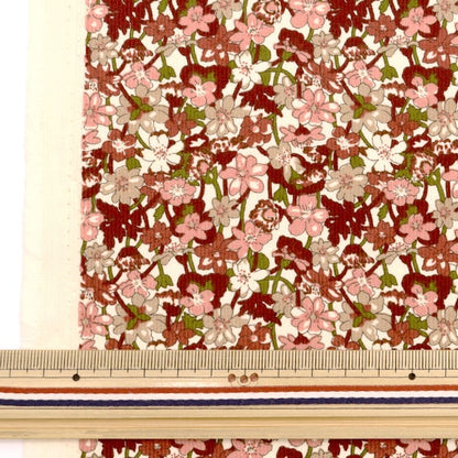 [From quantity 5] Fabric "Liberty Fabric CorduroyPrint Ira Rose Gates 3633225-23A] Liberty Japan