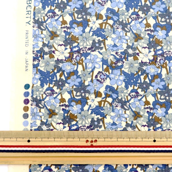 [From quantity 5] Fabric "Liberty Fabric CorduroyPrint Ira Rose Gates 3633225-J23A] Liberty Japan