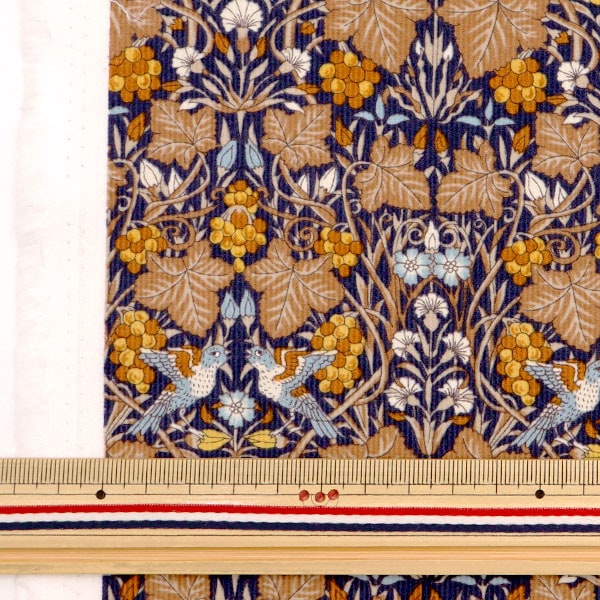 [From quantity 5] Fabric "Liberty Fabric CorduroyPrint Vine Thief 1223204L117JA] Liberty Japan