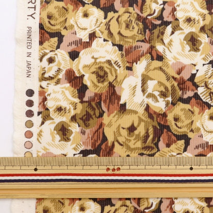 [From quantity 5] Fabric "Liberty Fabric CorduroyPrint Roman Rose 1223212-P23C] Liberty Japan