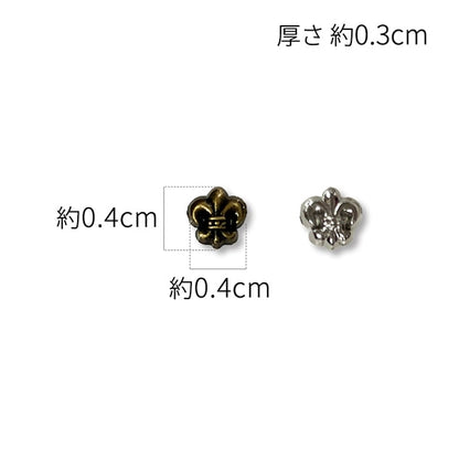 手工藝品零件“帶腳迷你鈕扣Yuri DDP-30”