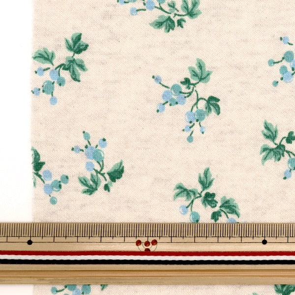 [From quantity 5] Fabric "Hoshinnit mini mini-hairprint tree real pattern off white 142-2344-C1"