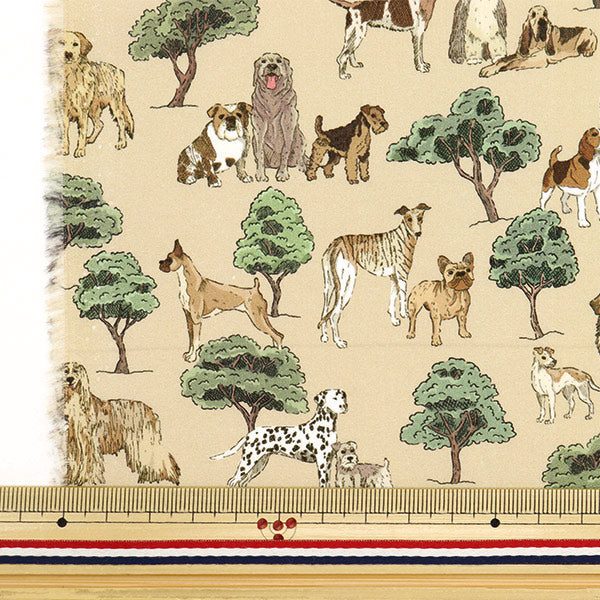 [From quantity 5] Fabric "Liberty Fabric Tana lawn Hyde Park Houng 363J7301-D] Liberty Japan