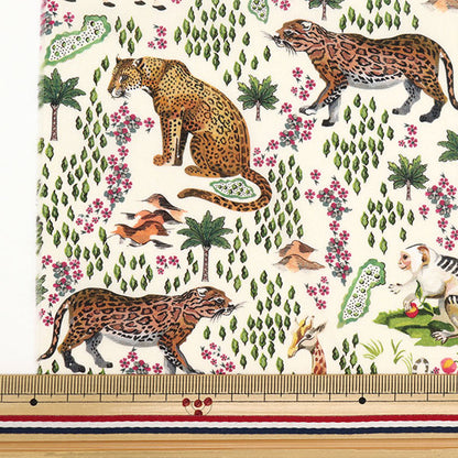 [From quantity 5] Fabric "Liberty Fabric Tana lawn Pattern Safari 363J7302-A] Liberty Japan