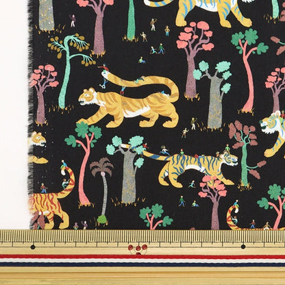 [From quantity 5] Fabric "Liberty Fabric Tana lawn Tigers Touring 363J7304-D] Liberty Japan
