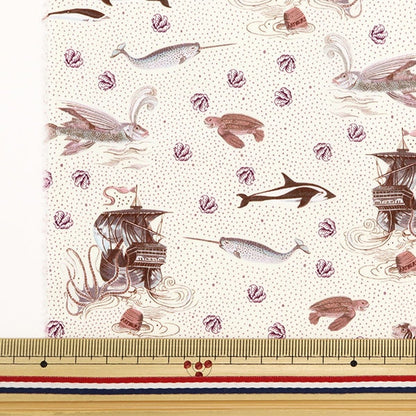 [From quantity 5] Fabric "Liberty Fabric Tana lawn Ahoi 363J7305-C] Liberty Japan
