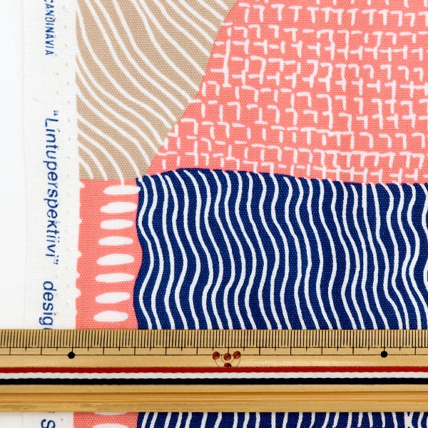 [From quantity 5] Fabric "Kippis (Kippis) Oxford Bird-eye view multi KPO-73A]