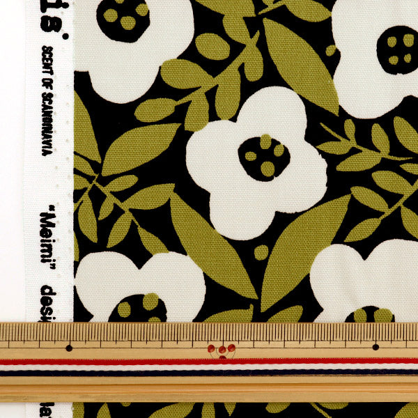 [来自数量5] 织物 “ Kippis（Kippis） 牛津布 Mayim Off白色X黑色KPO-74A]