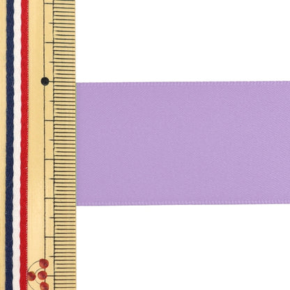 絲帶 “聚酯雙面緞面絲帶 紫色32mm x 3m”