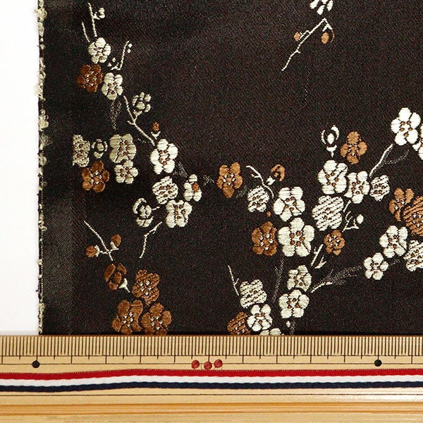 [來自數量5] 織物 “服裝中國brocade ume no hana kurochi x kinjin ndc8701-u97bg”