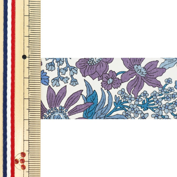 [來自數量5] 絲帶 “自由織物印刷絲帶 寬度30mm RI-3636163YE]