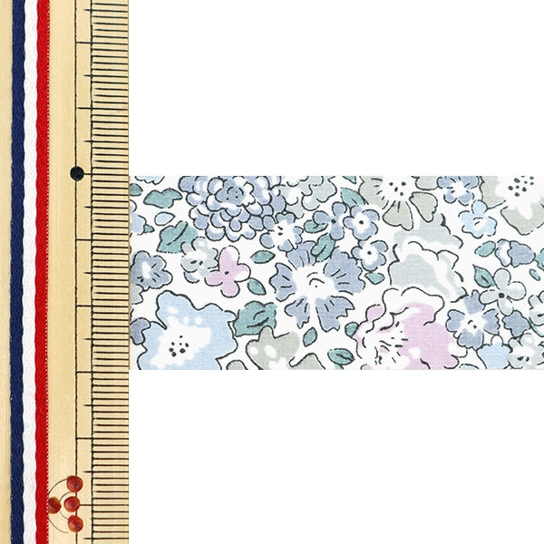 [來自數量5] 絲帶 “自由織物印刷絲帶 寬度30mm RI-3636017ZE]