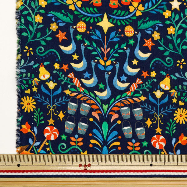 [From quantity 5] Fabric "Liberty Fabric Tana lawn Liberty Christmas Twelve Days of Christmas 36368404-at] Liberty Japan