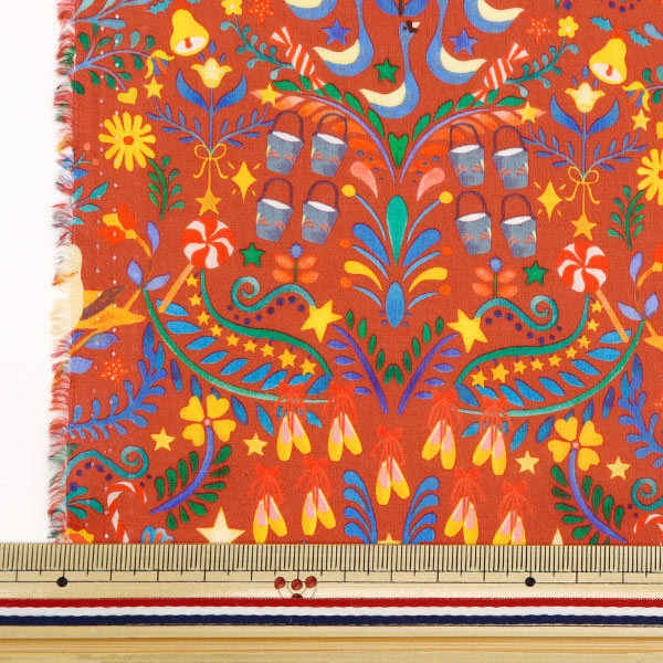 [From quantity 5] Fabric "Liberty Fabric Tana lawn Liberty Christmas Twelve Days of Christmas 36368404-DT] Liberty Japan