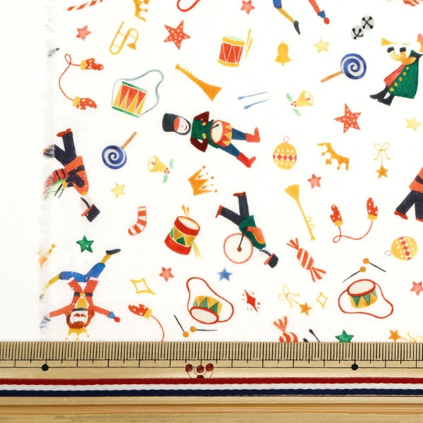 [From quantity 5] Fabric "Liberty Fabric Tana lawn Liberty Christmas Tumbling Toys 36368405-BT] Liberty Japan