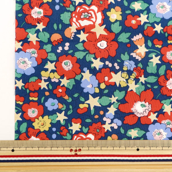 [From quantity 5] Fabric "Liberty Fabric Tana lawn Liberty Christmas Betsy Star 36368406-at] Liberty Japan