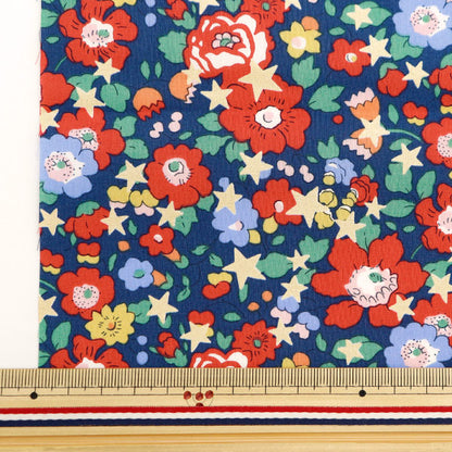 [From quantity 5] Fabric "Liberty Fabric Tana lawn Liberty Christmas Betsy Star 36368406-at] Liberty Japan