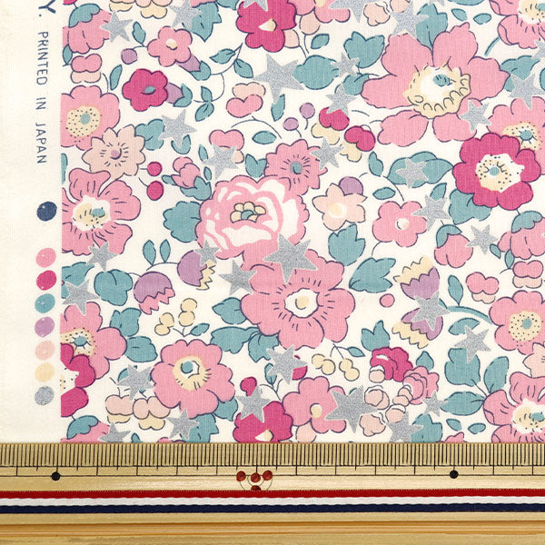 [From quantity 5] Fabric "Liberty Fabric Tana lawn Liberty Christmas Betsy Star 36368406-J23B] Liberty Japan