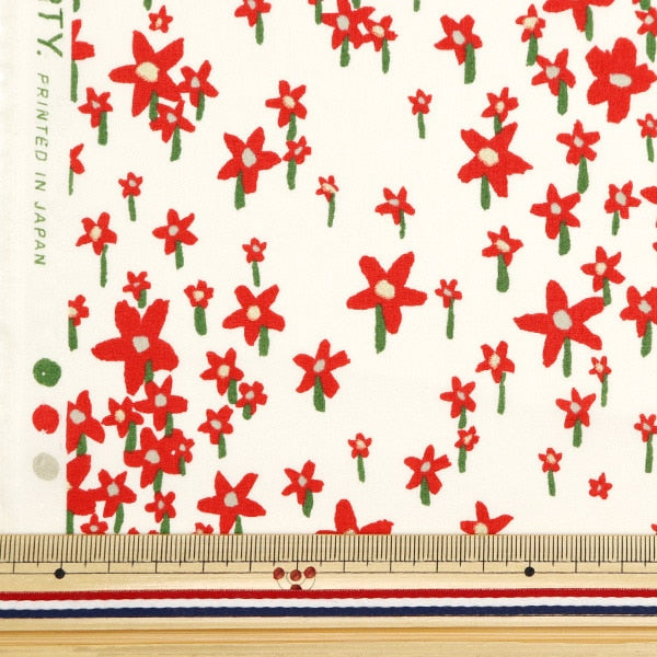 [From quantity 5] Fabric "Liberty Fabric Tana lawn Liberty Christmas Bright Knight DC33536-J23B] Liberty Japan