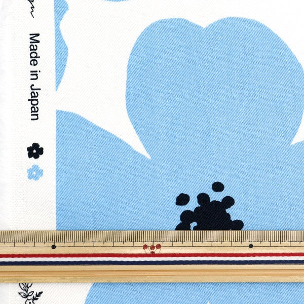 [From quantity 5] Fabric "Twill Anemone Garden Light Blue TWFLANE-RBL"