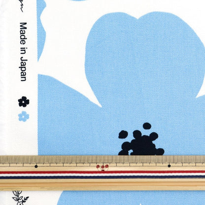 [From quantity 5] Fabric "Twill Anemone Garden Light Blue TWFLANE-RBL"
