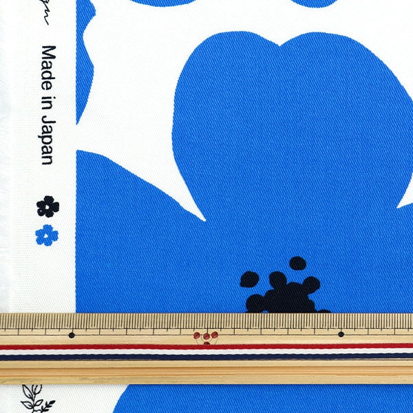 [From quantity 5] Fabric "Twill Anemone Garden Blue TWFLANE-BL"