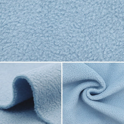 [From quantity 5] Fabric "Double-sided brushed fleece moisture absorption heat, antipilling milk blue ka22-1-MBL"