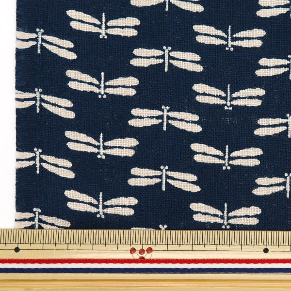 [From quantity 5] Fabric "Mura thread Cross single-colored Japanese tonbo 882223-9-1"