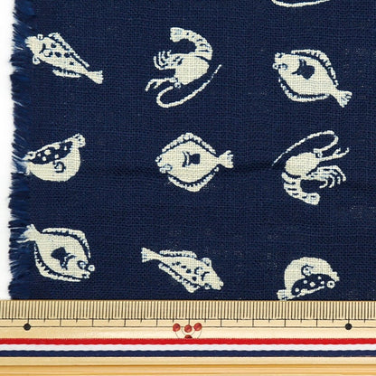 [From quantity 5] Fabric "Mura thread Cross single color single-colored pattern 88223-10-1"