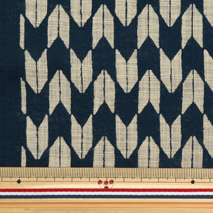 [From quantity 5] Fabric "Mura thread cross single color single color pattern Yaba 882223-27-1"