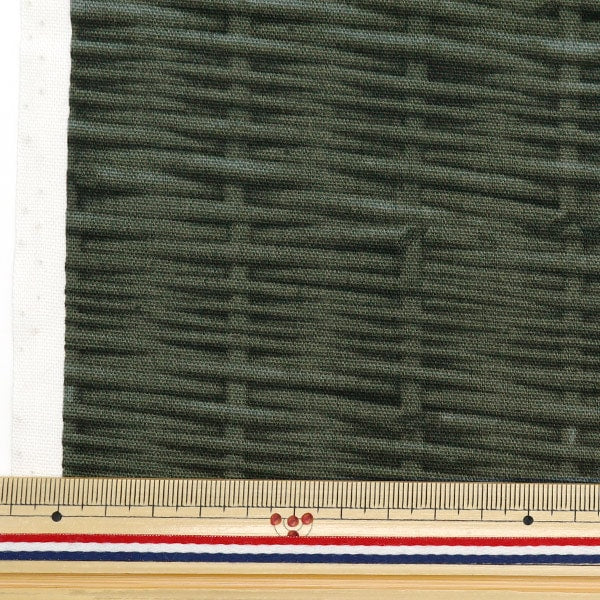 [From quantity 5] Fabric 『Oxford Basket pattern black OXSBA-BK]