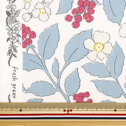 [From quantity 5] Fabric "Twill Fresh Garden Light Blue TWFGR-LBL"