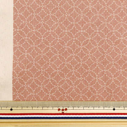 [From quantity 5] Fabric 『Sheeting Treasure Pink 88222-11-2]