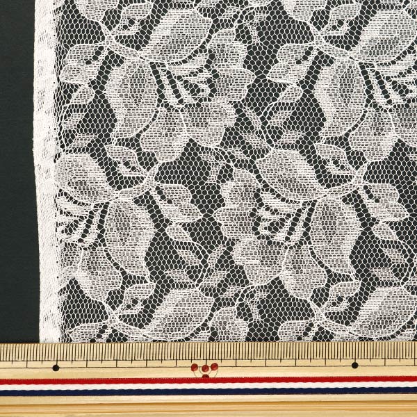 [From quantity 5] Fabric "Russell Lace Off White 12887-2"